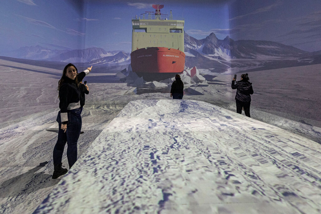 Experiencia inmersiva Antártida